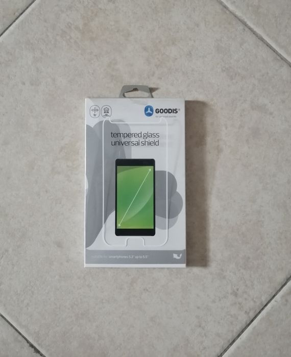 Proteção de vidro para telemóveis até 5.5"