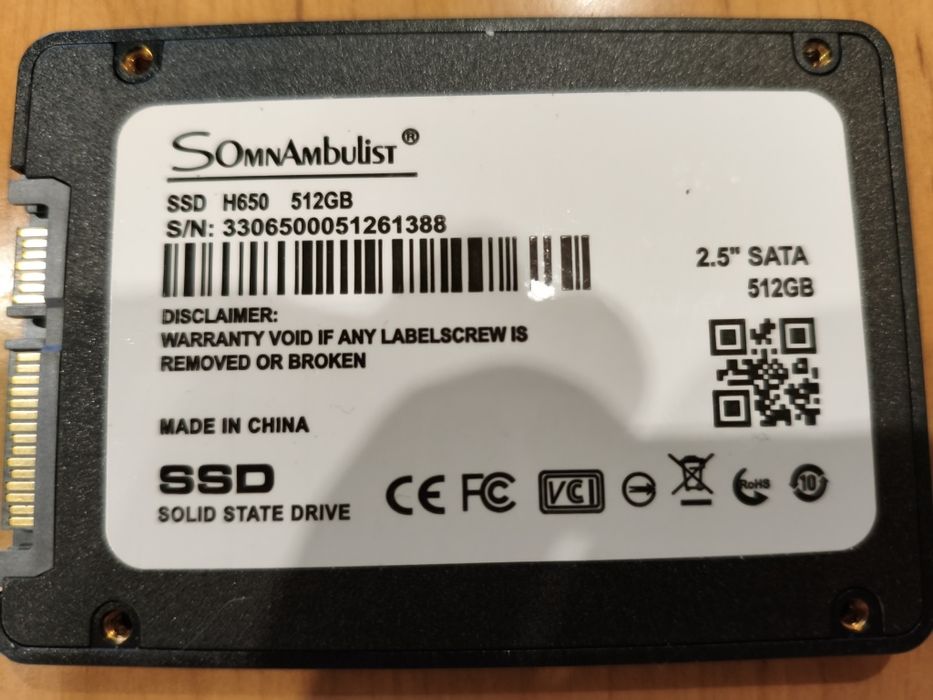 Жорсткий диск. 512GB.