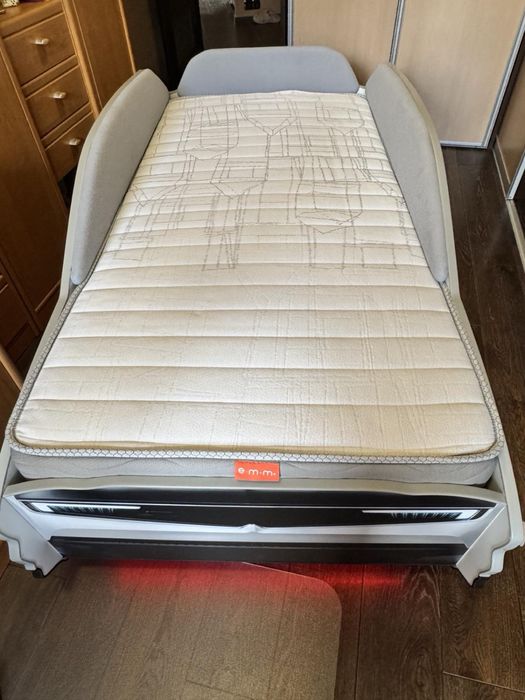 Ліжко машина дитяче DIEGO + матрац Slim roll 80*160
