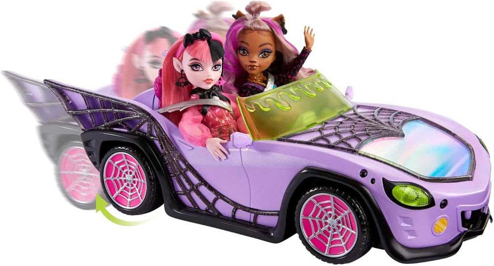 Машинка для ляльки Monster High Монстро-мобіль HHK63 Монстер Хай