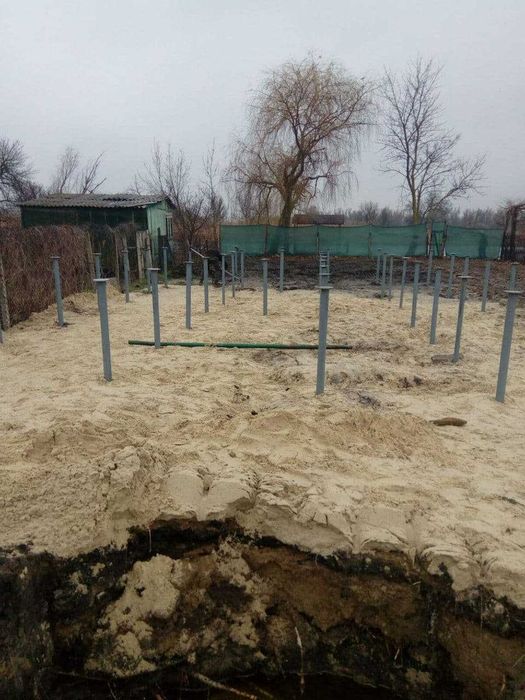 Винтовые сваи под ключ геошурупи Сваи винтовые гвинтові палі Геошурупи