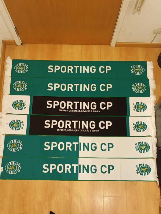 Sporting Clube Portugal cachecol novo oficial futebol cetim/seda top