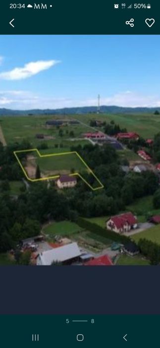Dzialka budowlana 55 arow