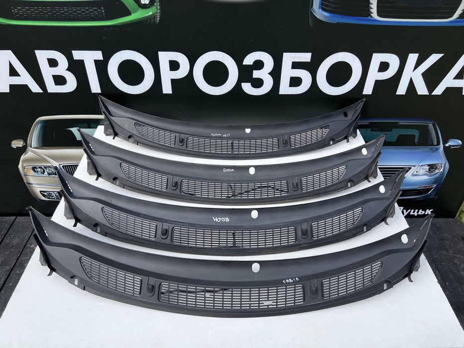 Жабо Фабия 2 Шкода Румстер накладка под дворники водосток