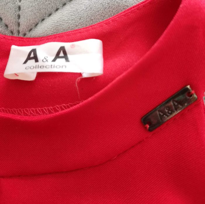 Czerwona sukienka na wesele/wieczorowa A&A collection