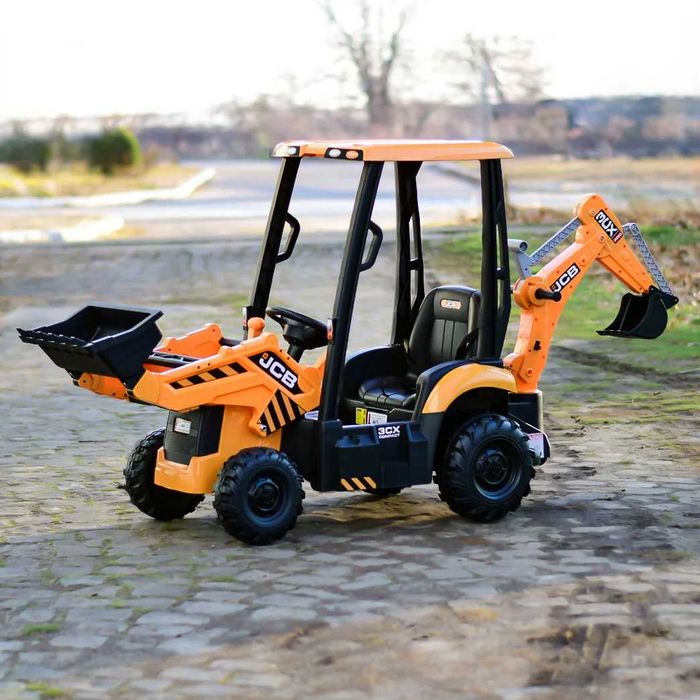 TRAKTOR Koparko Ładowarka JCB Spychacz Ciągnik Auto AKUMULATOR DZIECI