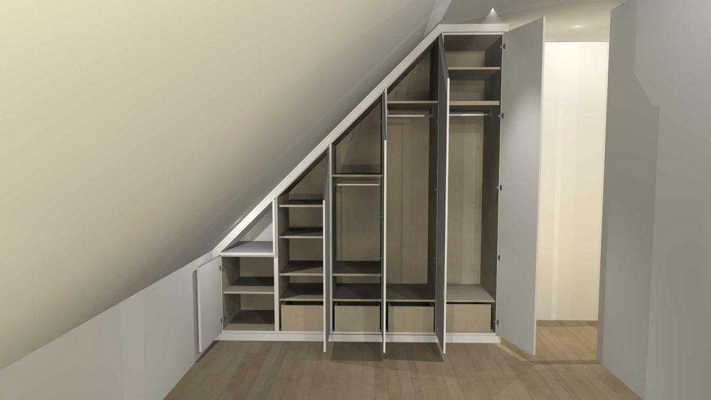 Desenhos 3D de Mobiliário por Medida