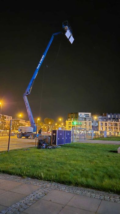 Podnośnik nożycowy, teleskopowo-przegubowy 4m - 43m - wynajem