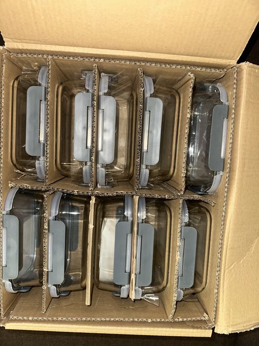 Контейнери склянні для їжі