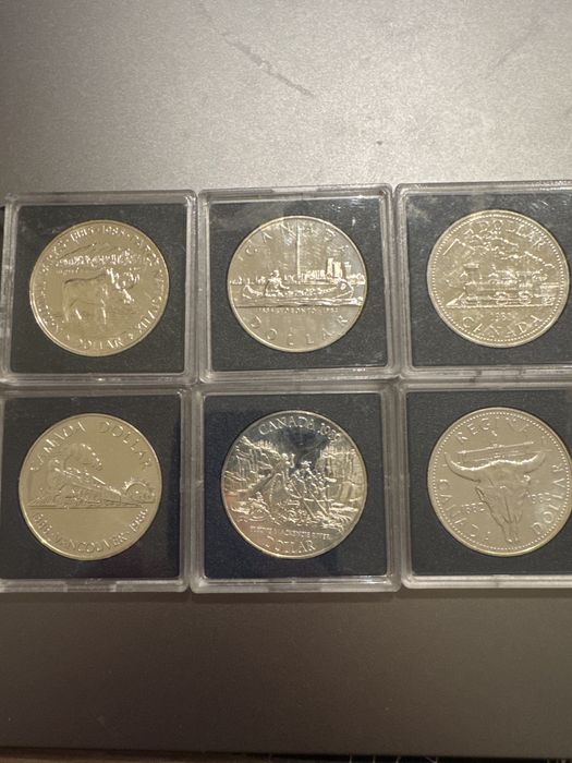 Moedas prata .500 canada dolar