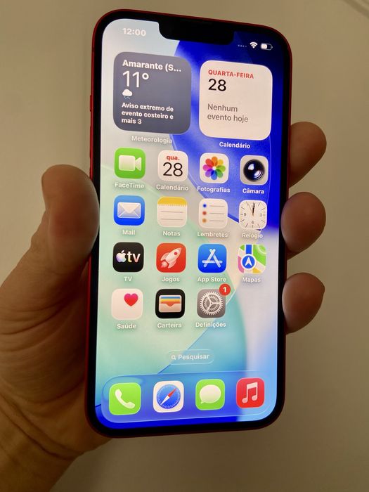 Iphone 14 red quase novo