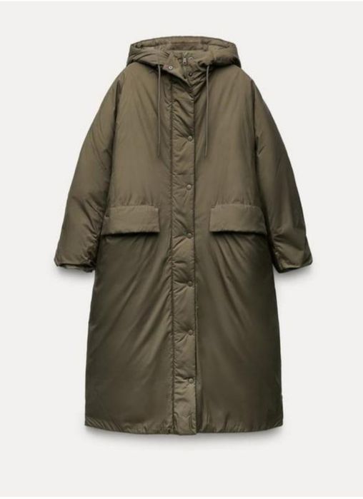 Пальто зимове жіноче куртка Zara розмір L