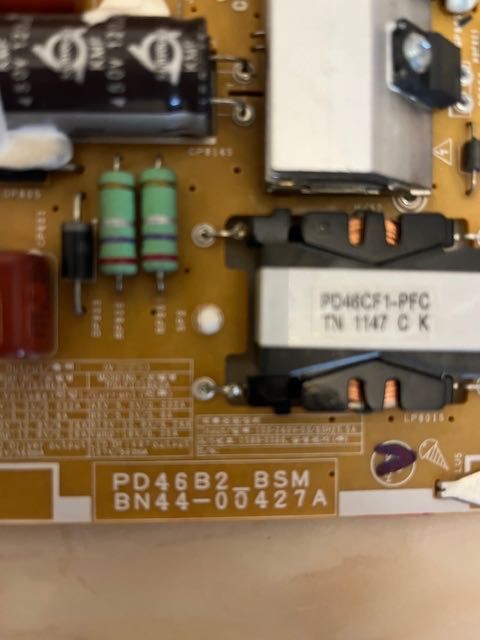 Fonte de alimentação TV Samsung numero de serie BN44-0042A
