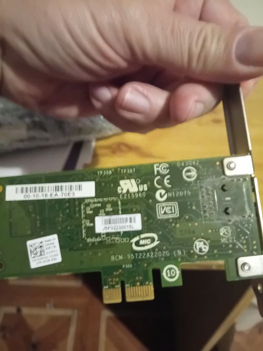 Karta sieciowa PCIe Broadcom BCM95722A2202G 1×Gigabit LAN