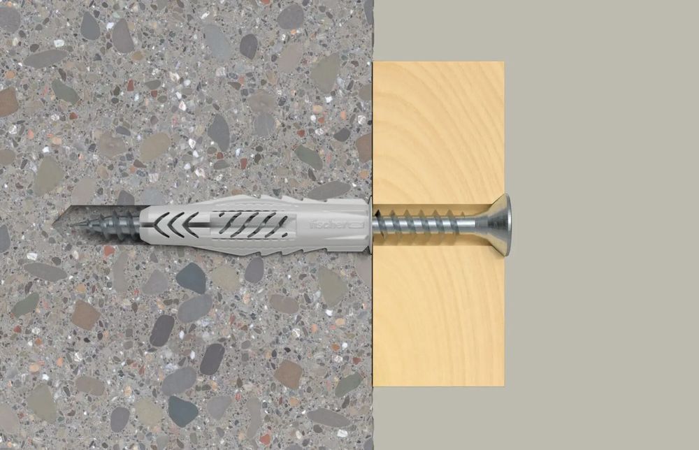 Fischer Kołek Uniwersalny Długi Ux 6X50 R Z Kołnierzem (100 Szt.)