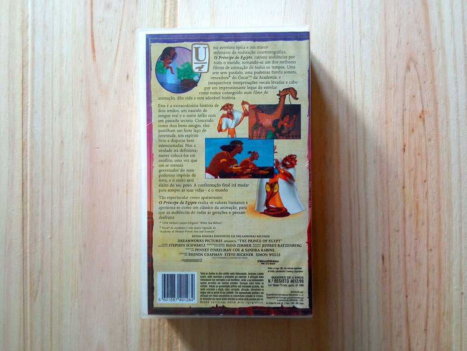Filme O Príncipe Do Egipto - VHS