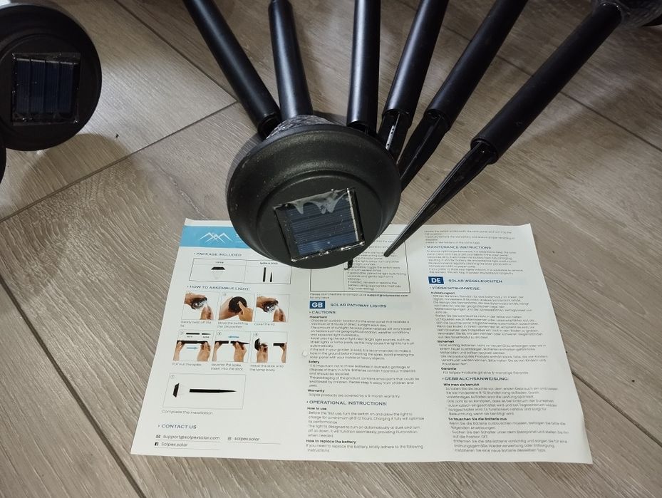 Lampy solarne ogrodowe