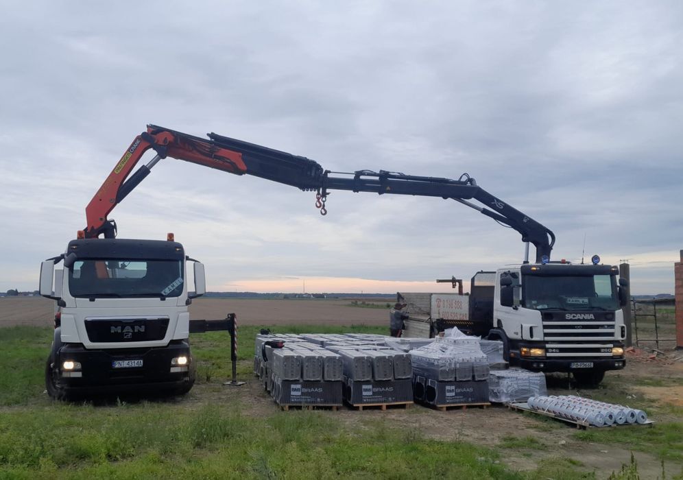Usługi transportowe HDS / dźwig