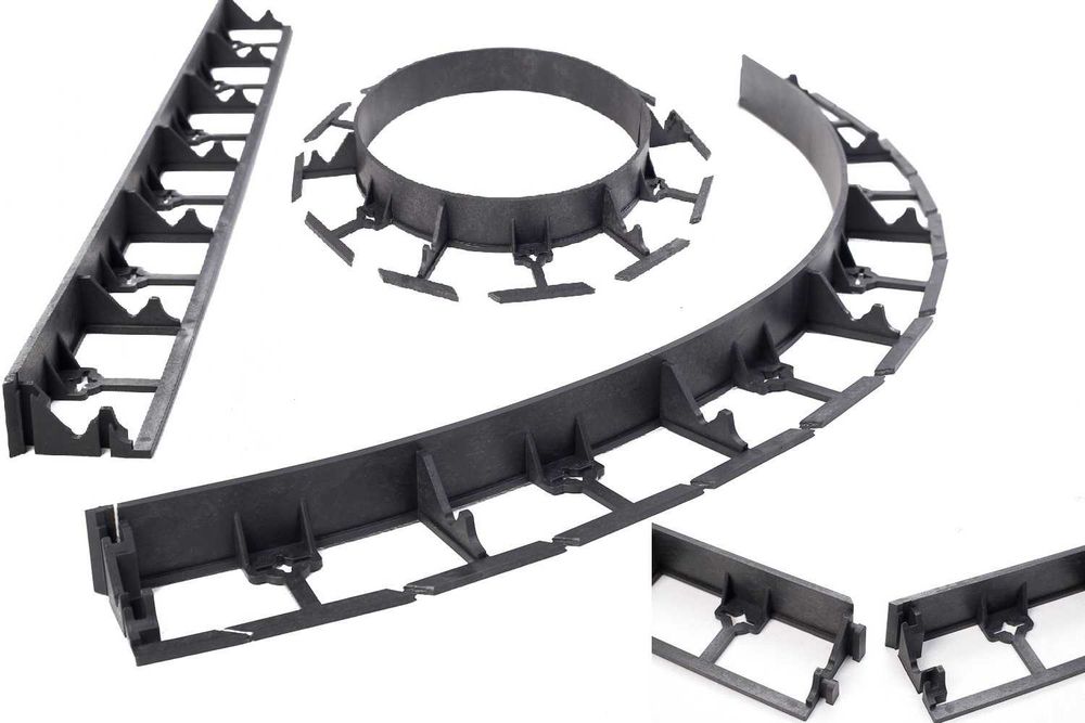 Eco 58 obrzeże 55mm zestaw bord - 48m + 150szt kotew