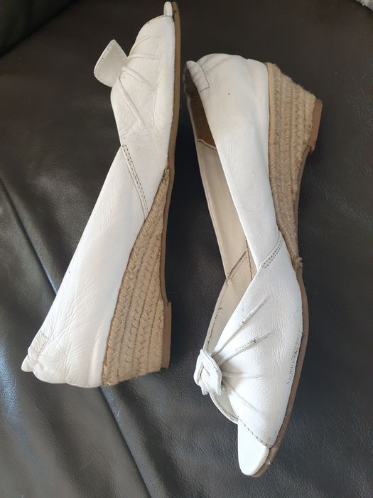 Espadryle biale piękne, rozmiar 39.