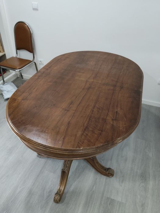 Mesa extensivel nogueira