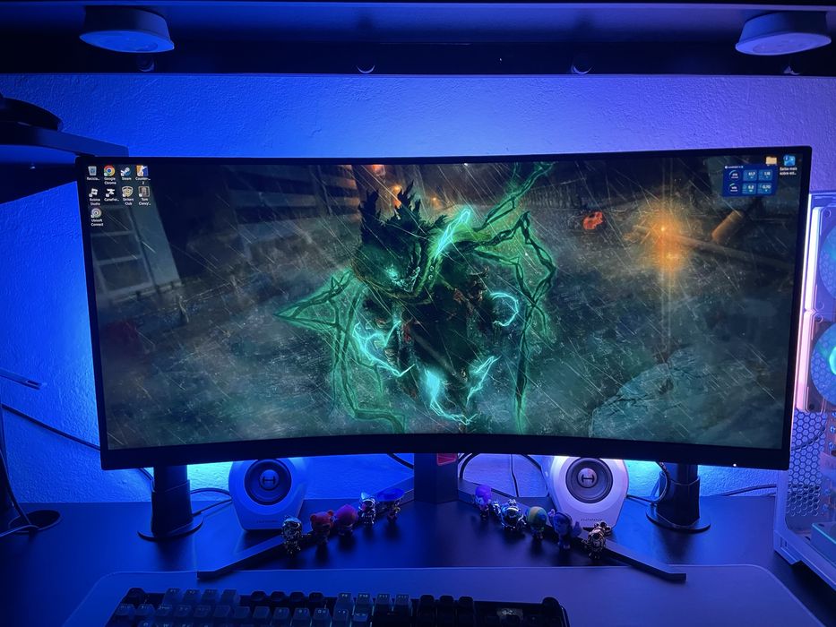 Monitor Gaming AOC CU34G4 – 34” UWQHD 180Hz – Excelente Estado