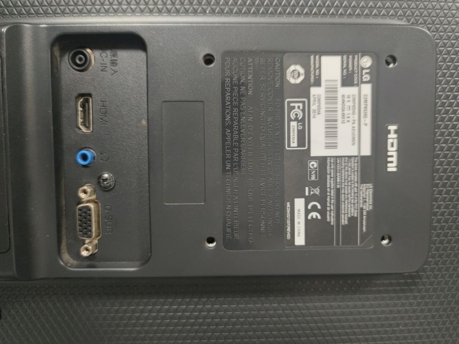 Monitor lg 23mp65hq 24" avariado para peças