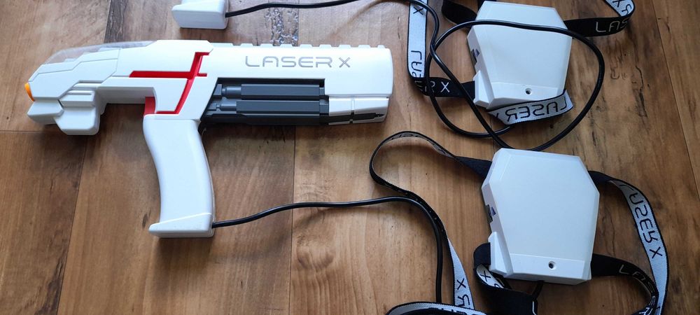 Laser X pistolet na podczerwień zestaw
