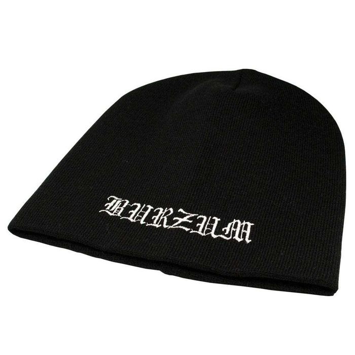 Czarna czapka zimowa Burzum