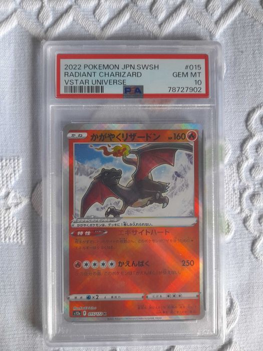 Pokemon Charizard radiant PSA 10