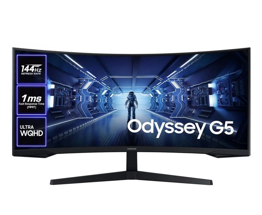 Monitor Samsung Odyssey G5 C34G55TWWP 34" UWQHD VA 165Hz 1ms MPRT Zakrzywiony Gamingowy