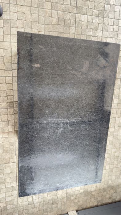 Mesa/Bancada Profissional em Inox com Tampo em Granito Preto