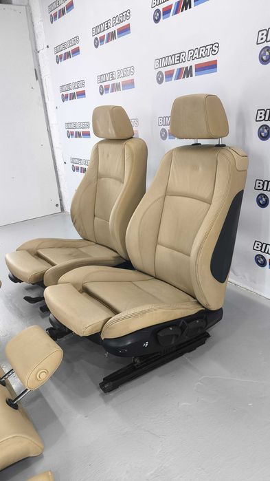 Bancos BMW Serie 1 (E82) Pack M Bege Couro Aquecidos
