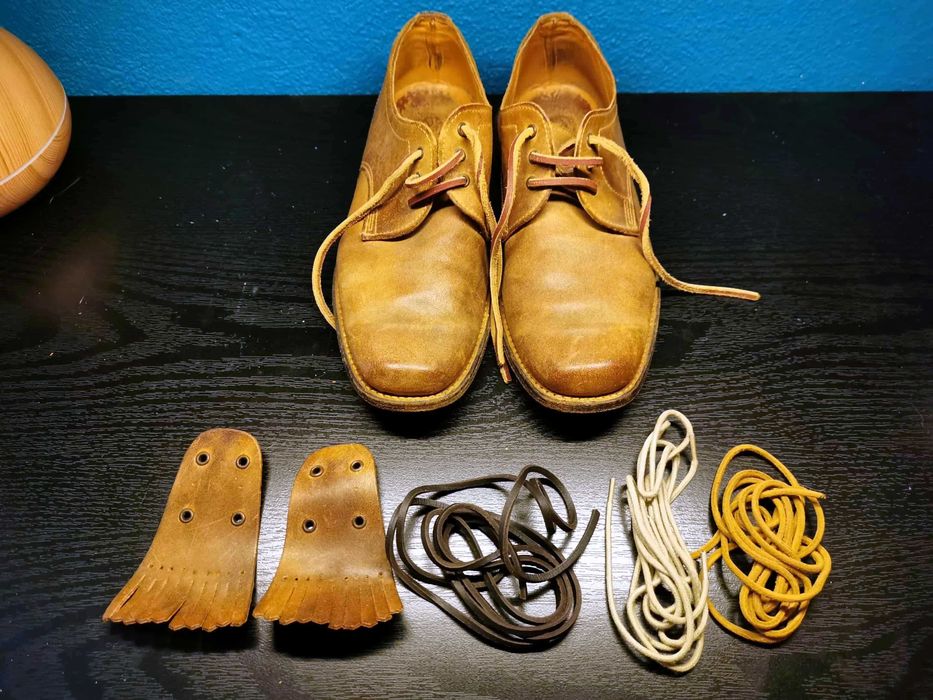 Sapatos de couro genuíno