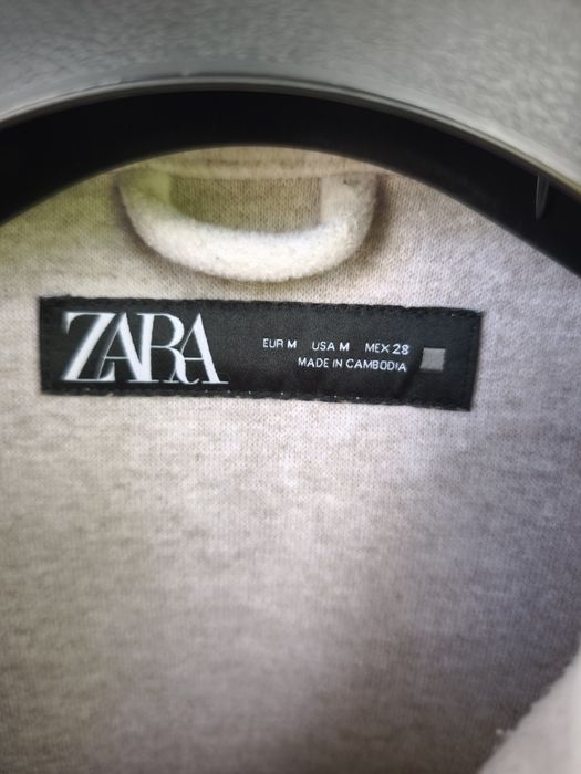 Sobrecamisa com Bolsos / Casaco Camiseiro de Feltro Zara - Como Novo