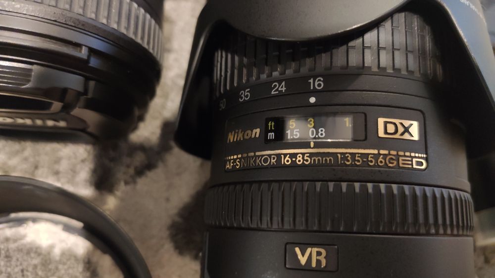 Камера d7000+Об'єктив бу Nikon 16-85mm f/3.5-5.6 + 50 mm f