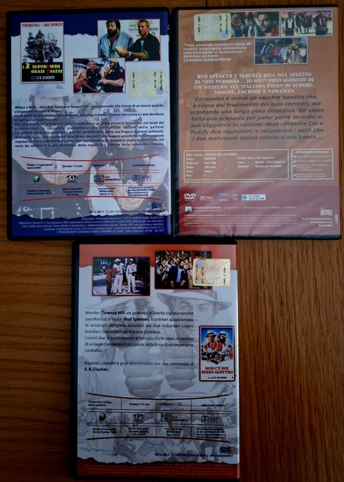 Coleção Bud Spencer e Terence Hill 11 dvd em italiano