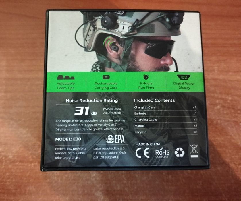 Abafador/ proteção de tiro ARM NEXT E30