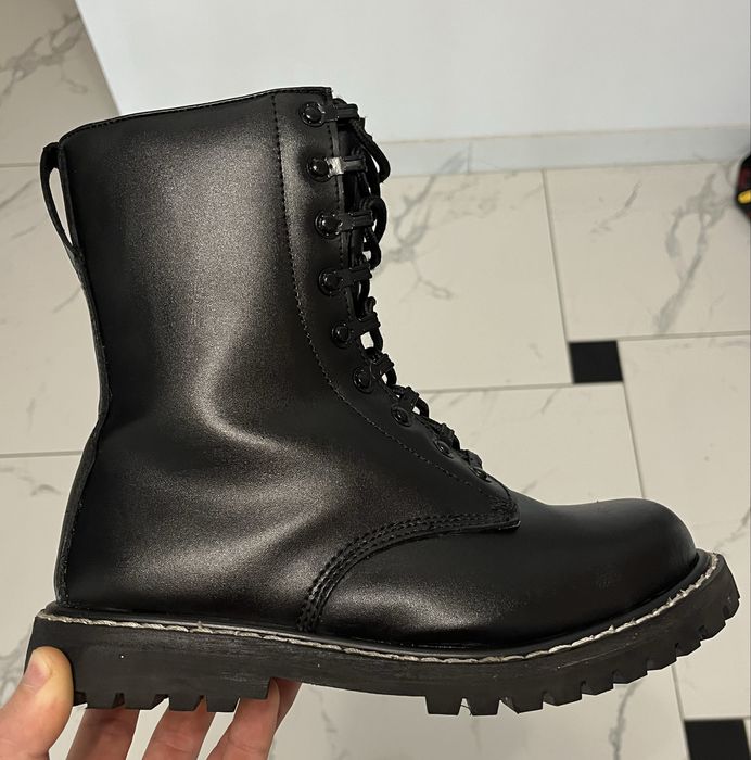 Nowe buty Brandit z metalowym noskiem – solidne, skórzane