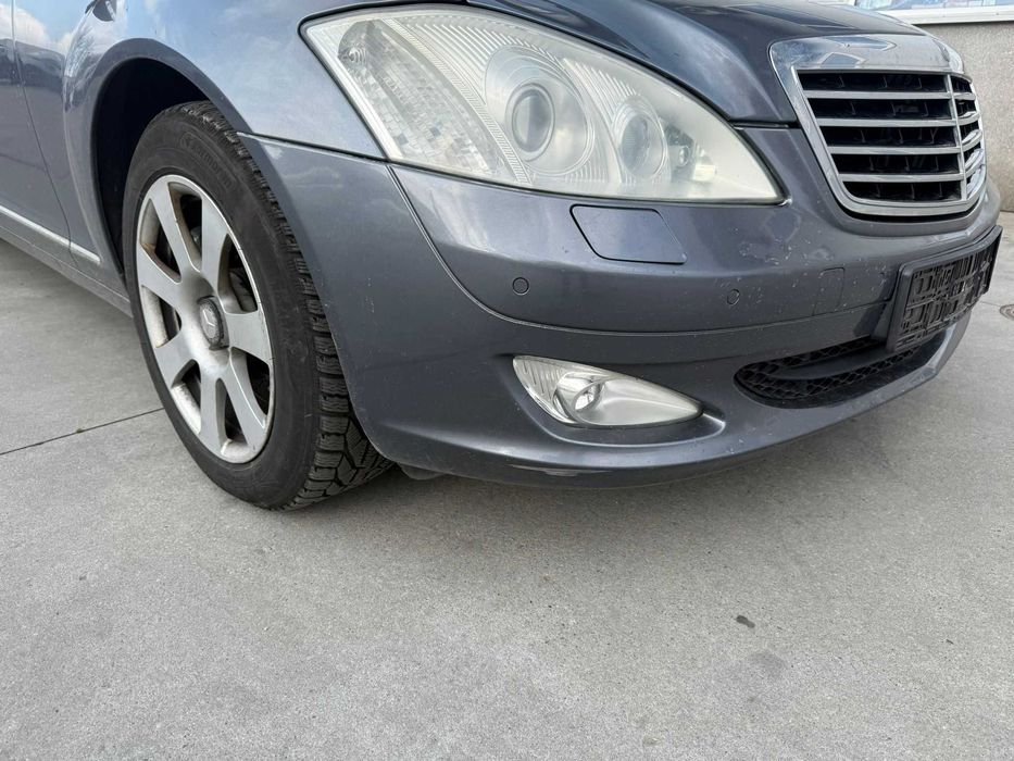 Zderzak przód  pdc xenon mercedes s-klasa w221 przedlift kod lakieru 368