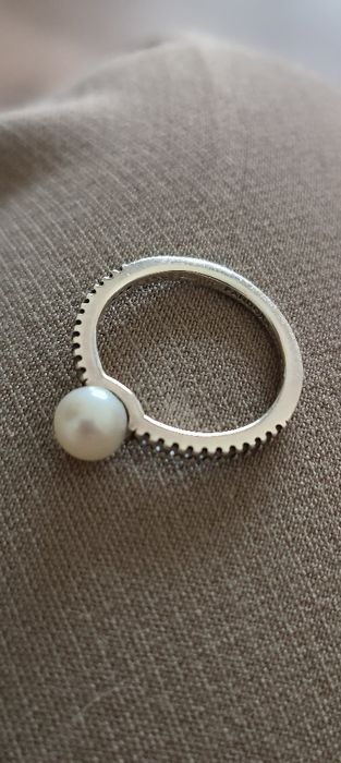 Anel Original Pandora com pérola
