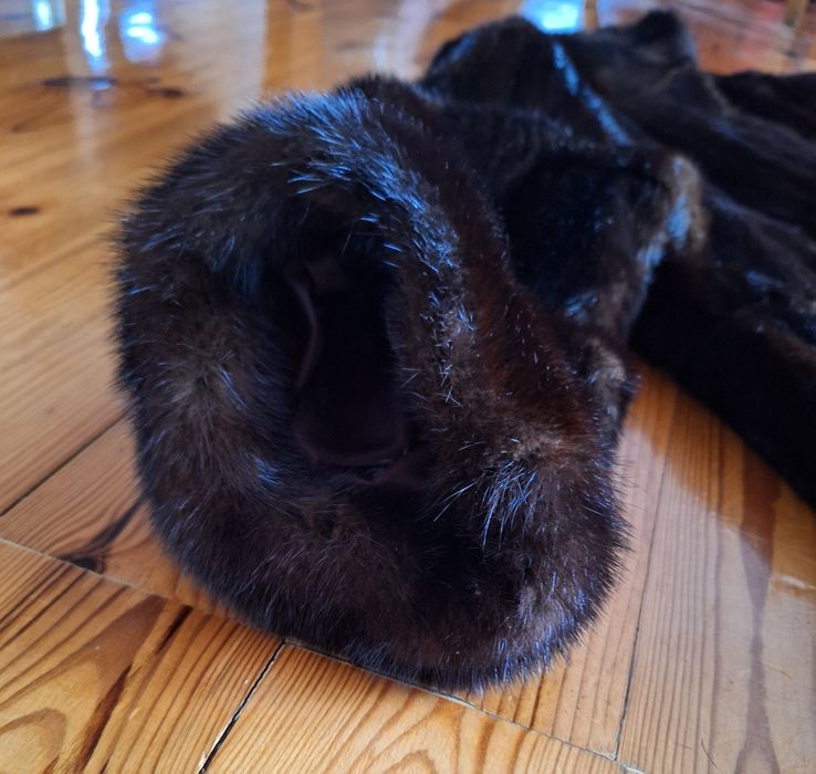 futro z norek jak nowe!