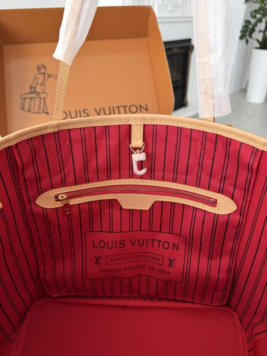 Жіноча сумка шопер Louis Vuitton neverfull monogram коричнева луи вито