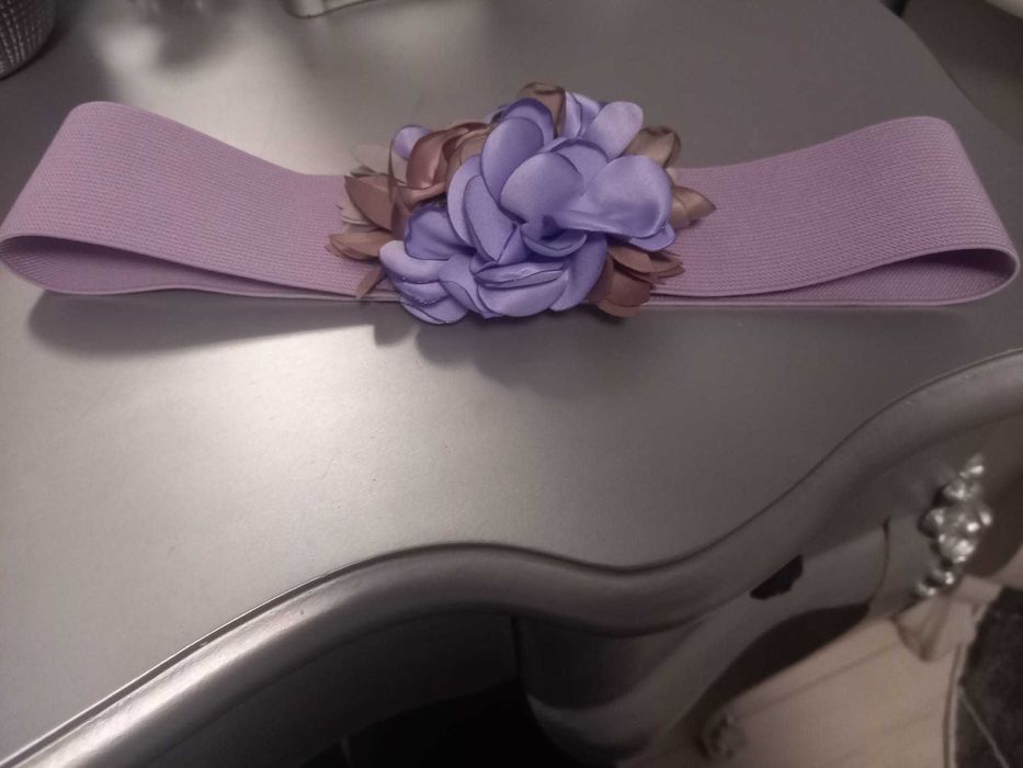 Liliowy pasek - 70 cm