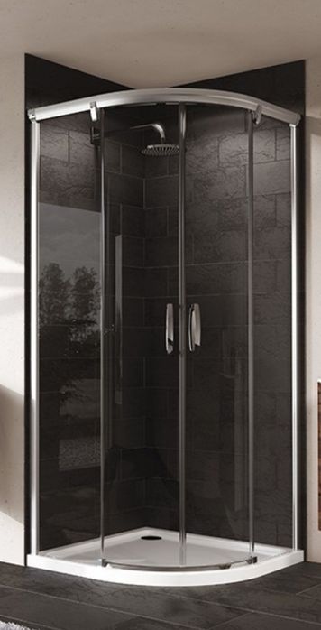 Kabina prysznicowa Huppe Aura elegance kabina półokrągła 90x120 wys.2000mm