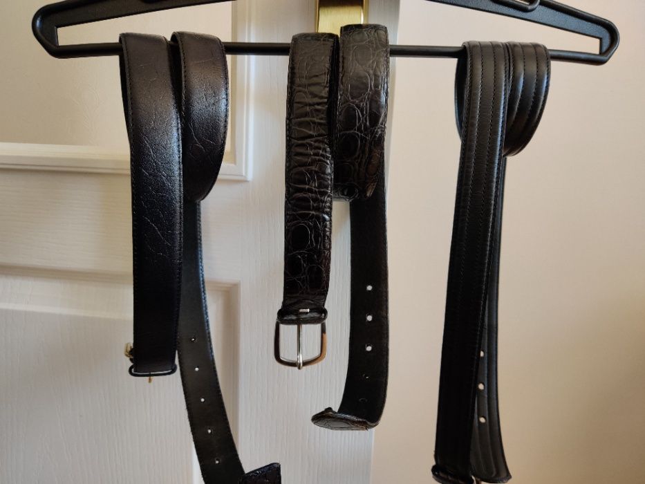 Pasek skórzany męski