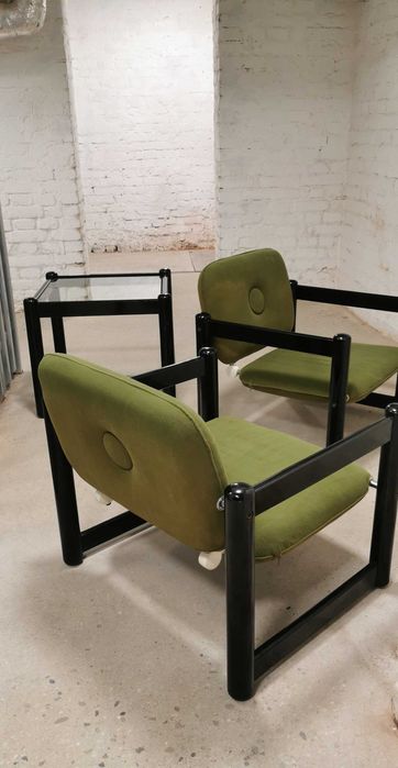 Zestaw mebli do salonu,proj. Schirolli, Włochy,70' Vintage