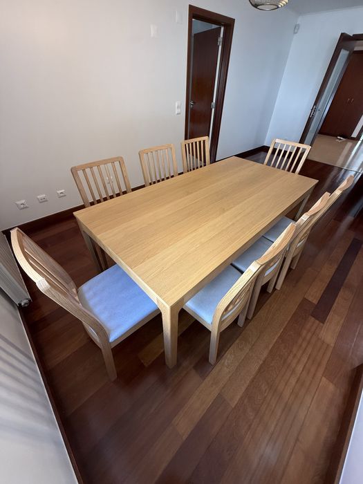 Mesa e 8 cadeiras IKEA