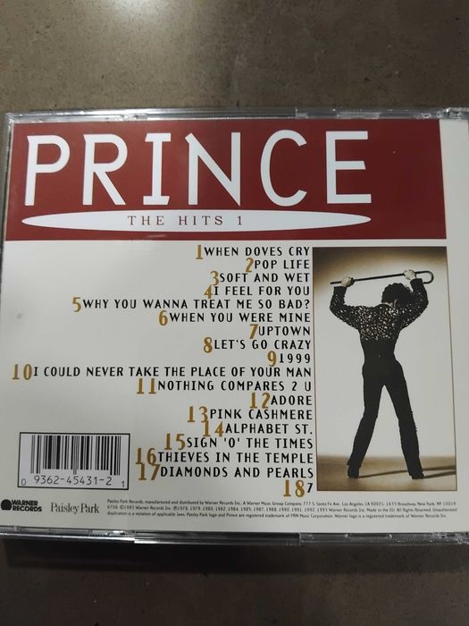 Prince the Hits 1 em cd