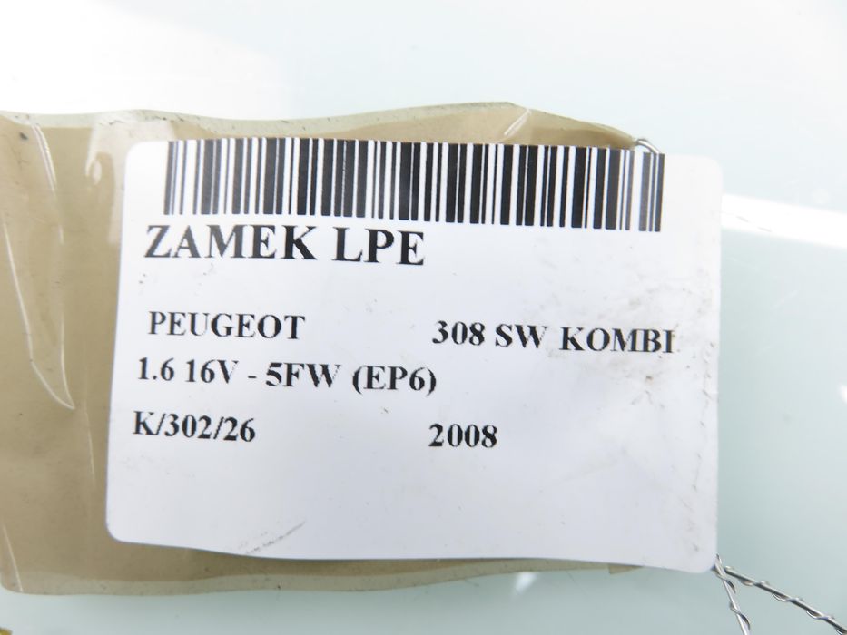 Zamek Lewy Przedni Peugeot 308 Sw Kombi - 567148